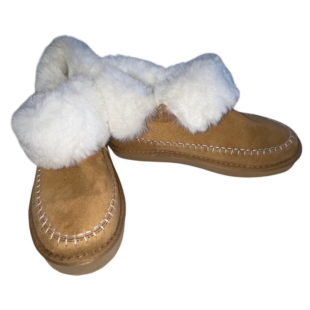 American Eagle Faux Fur‎ Slipper Shoes - Women's Size 8